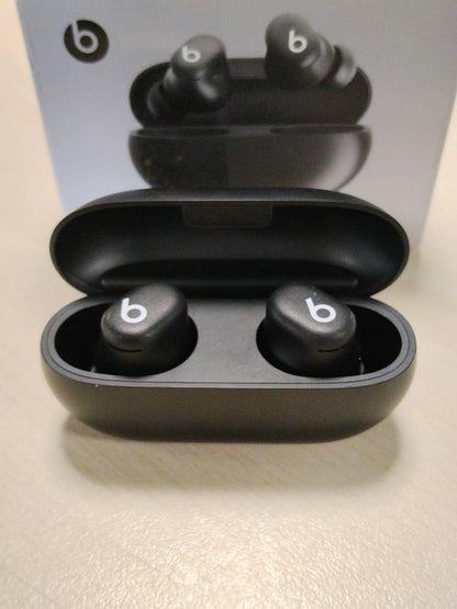 299053 - BEATS Solo Buds - Kufje Bluetooth pa tel, Jetëgjatësi baterie 18 orë, I pajtueshëm me Apple dhe Android, Mikrofon i integruar - E zezë mat