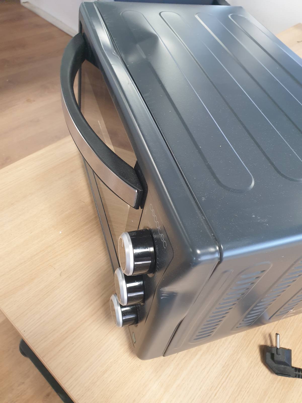 288261 - CECOTEC Furrë Countertop për Pica Bake&Toast 2600, 26 L, 1500 W, e Zezë, me gurin e picës Pietra, 6 funksione, tavë thërrimesh