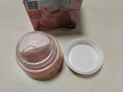 305979 - VICHY Krem nate Neovadiol Rose Platinum Plumping & Revitalizing: Për lëkurë shumë të pjekur dhe të thatë, me vaj bërthamash kajsie dhe ekstrakt petalesh trëndafili, 50 ml