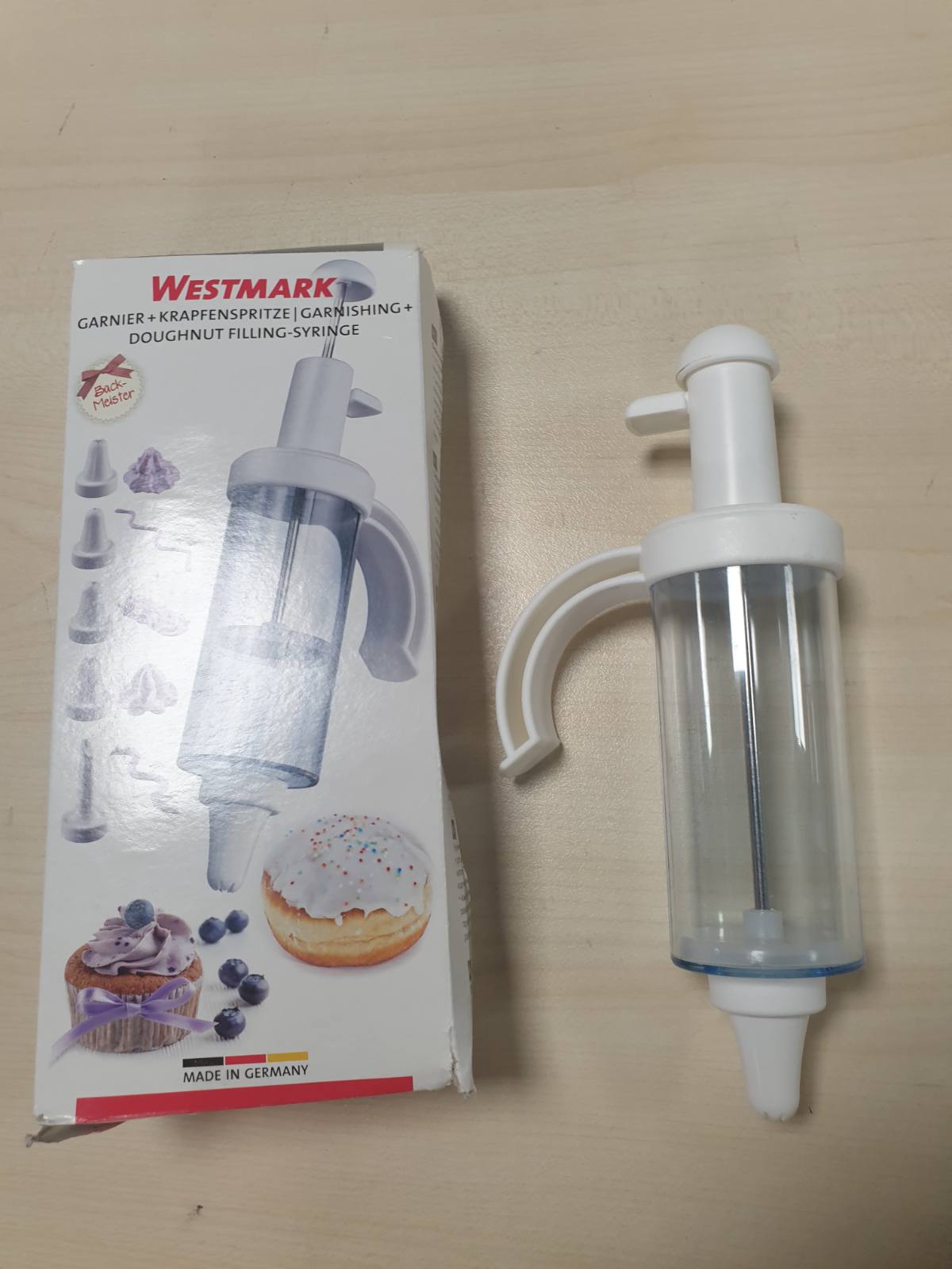 215133 - WESTMARK Shiringë për garniturë dhe petulla, Me 5 gryka, Kapaciteti: 180 ml
