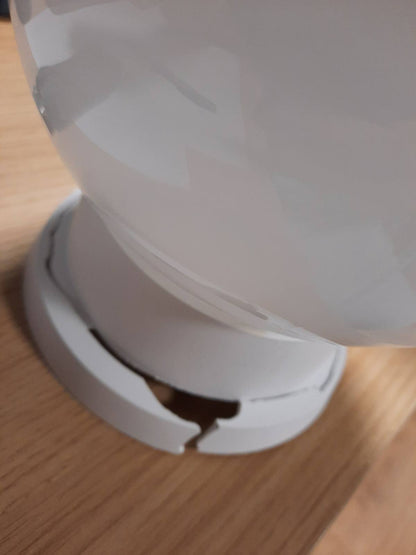 215001 -EGLO DURELO - Llambë Tavani Moderne, 1 Dritë, Materiali Plastikë dhe Qelqi, në të Bardhë, Prizë E27, Përdorim për Dhomën e Ndenjjes ose Kuzhinën