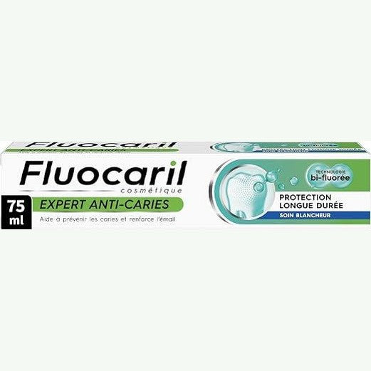 298684 - FLUOCARIL Pastë dhëmbësh Expert kundër kariesit 145 mg, për kujdes zbardhues, 75 ml.
