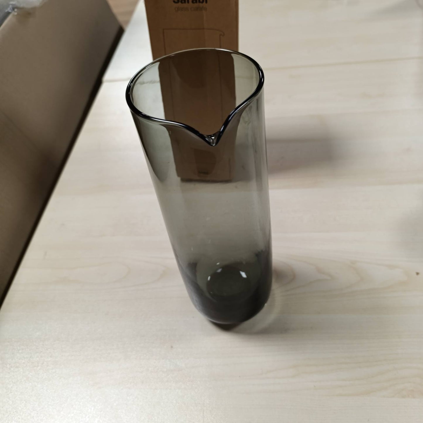 183701 - ASA Karafë nga Qelqi, me Kapacitet 1.2L dhe Gjatësi 27cm, në ngjyrë Gri - Modeli 53510009
