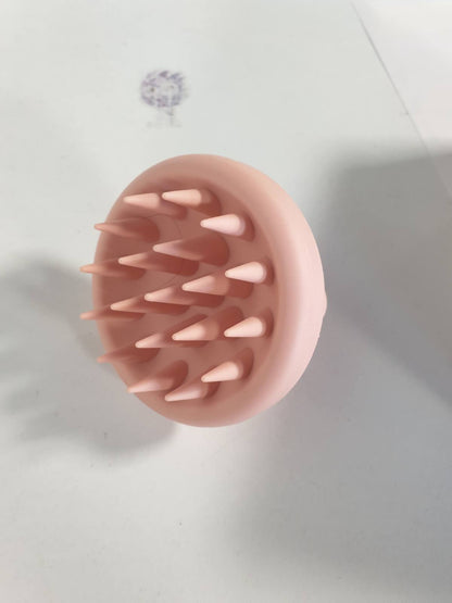 275866 - Furçë masazhi për skalpin e kokës prej silikoni premium - Blush Rose