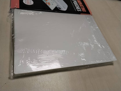 299921 - EDIESI, Fletë Laminimi A4, Pako me 100 Laminime, Plastikë Laminimi, Fletë Transparente, Me Përfundim të Shkëlqyer