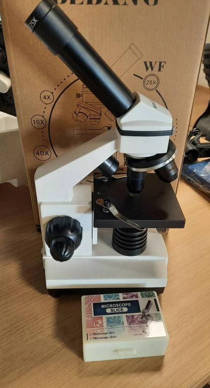 299041 - BEBANG Mikroskop 100X-2000X për fëmijë dhe të rritur, Biologjikë Profesionalë, për Studentë, Laboratorë Shkollorë, Përdorim në Shtëpi