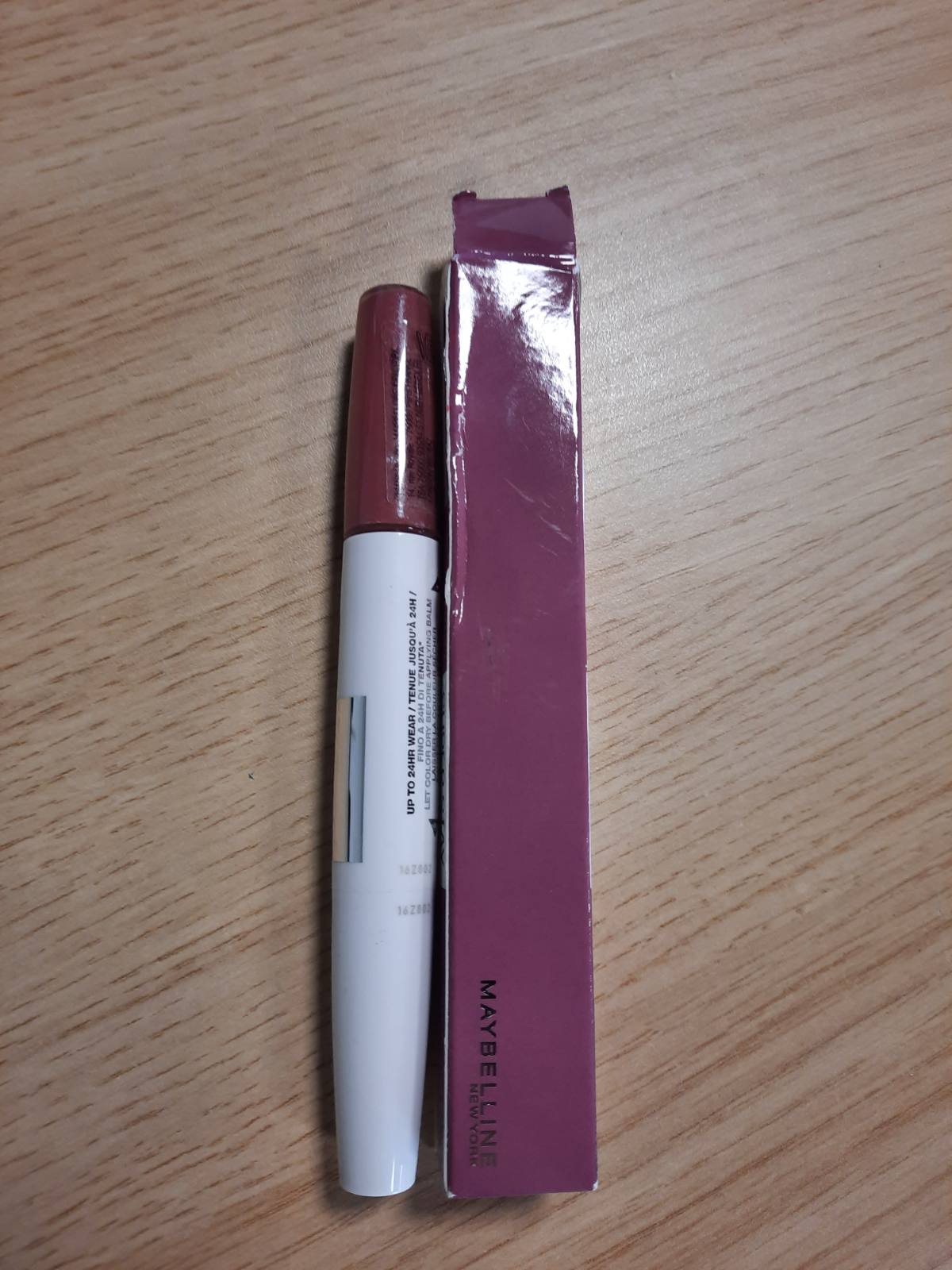 301280 - MAYBELLINE NEW YORK - Buzëkuq Super Stay 24H, i lëngshëm dhe me qëndrueshmëri të gjatë, Nr. 185 Rose Dust, 5 g