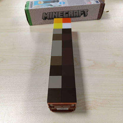 196354 - DITA MINECRAFT - Dritë Dore e Licencuar Zyrtarisht, me 2 Mënyra Ndriçimi, Funksionon me Bateri, Dhuratë për Lojtarët