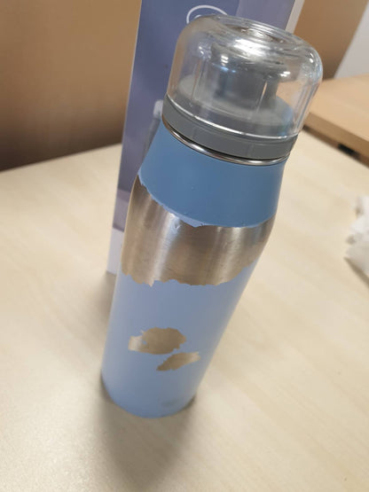 197068 - ALFI ELEMENT Shishe prej Çeliku Inox 600ml, Ngjyrë e Vjollcë Livando Mat, Të Papërshkueshme, E Përshtatshme për Pije të Gazuara, E Sigurt për Larje në Makinë Larëse Enësh, Pa BPA