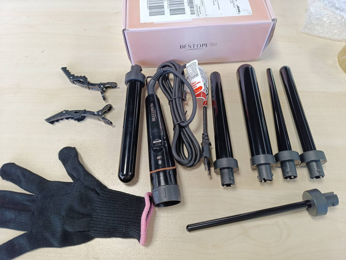 300492 - BESTOPE PRO Set hekuri kaçurrelash 6-në-1 (10-32 mm), Ngrohje e shpejtë (30 sekonda), 2 cilësime temperature, Fikje automatike në 60 minuta