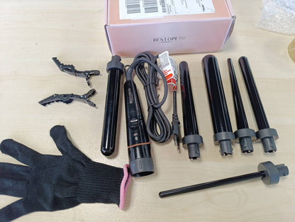 300492 - BESTOPE PRO Set hekuri kaçurrelash 6-në-1 (10-32 mm), Ngrohje e shpejtë (30 sekonda), 2 cilësime temperature, Fikje automatike në 60 minuta