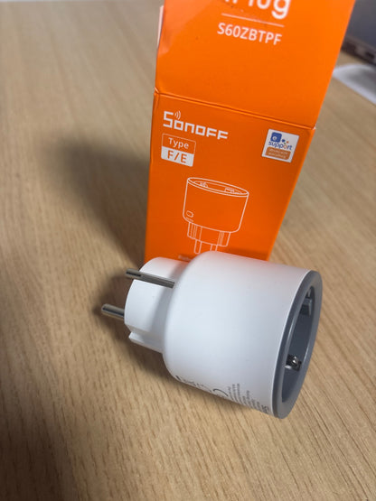 294063 - SONOFF S60ZBTPF PRIZË INTELIGJENTE ZIGBEE – TELEKOMANDË, MONITORIM I ENERGJISË, PËRSËRITËS ZIGBEE, ORARE, MBROJTJE NGA MBINGARKESA, KOMPATIBIL ME APLIKACIONIN EWE LINK – KËRKON PORTË HYRËSE ZIGBEE