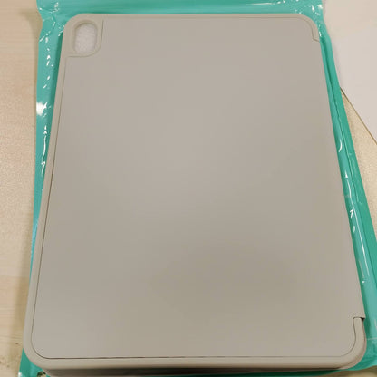 299874 - HMTDIYOU Mbulesë për iPad 9, 8, Gjenerata e 7-të, Mbulesë me Mbajtëse Lapsi për iPad 9/8/7 2021/2020/2019 10.2 inç, Mbulesë Mbrojtëse prej Silikoni të Butë, Gjumë/Zgjim Automatik, Gri