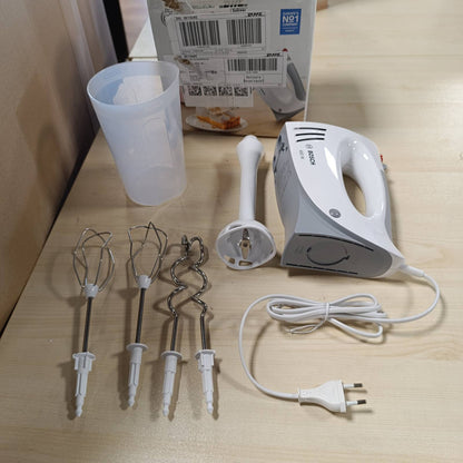 162512 - BOSCH - MFQ3540 Mikser Dore dhe Blender Zhytës, 450W, 5 Shpejtësi, Ngjyra Bardhë