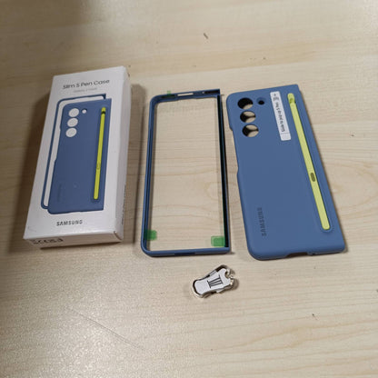 273060 - Mbështjellës me S Pen të Integruar për Samsung Z Fold 5, Ngjyrë Blu
