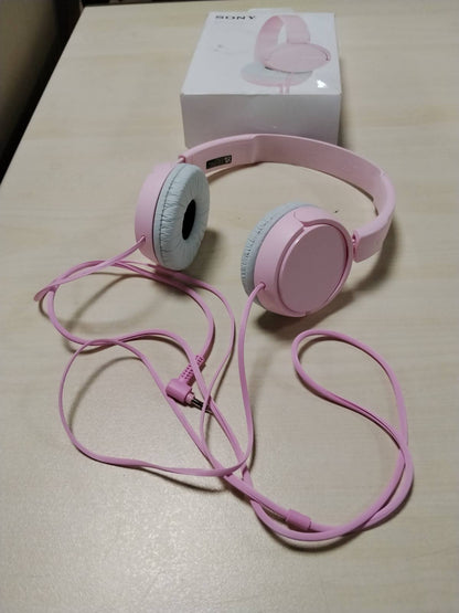 299904 - SONY Kufje të palosshme MDR-ZX110, tingull i fuqishëm, rozë, pesha 25g