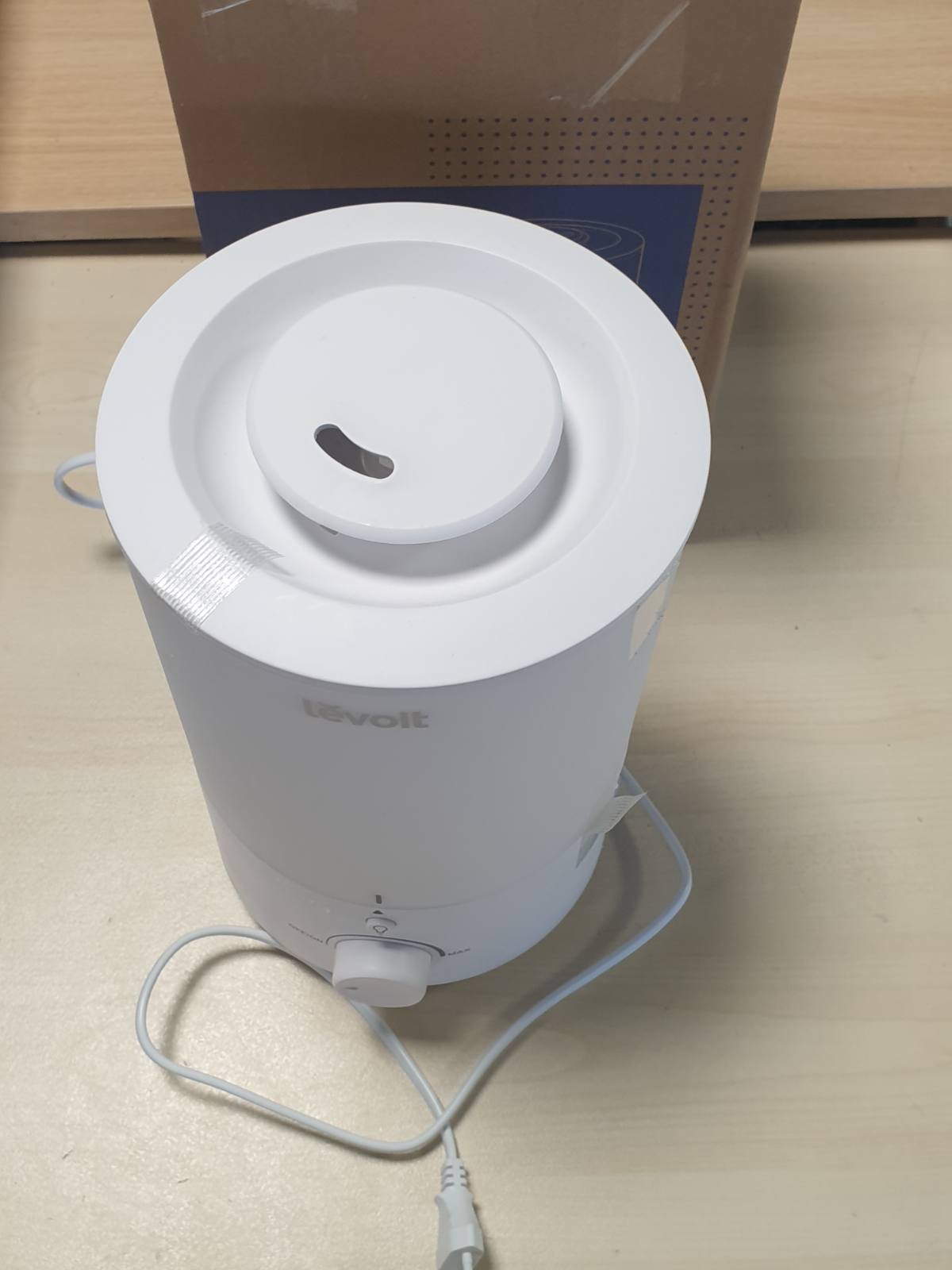 277404 - LEVOIT Lagështues dhome gjumi, 3 L, 25 dB, mjegull e ftohtë ultrasonike me mbushje nga sipër, fikje automatike, deri në 25 orë, e bardhë e ngrohtë