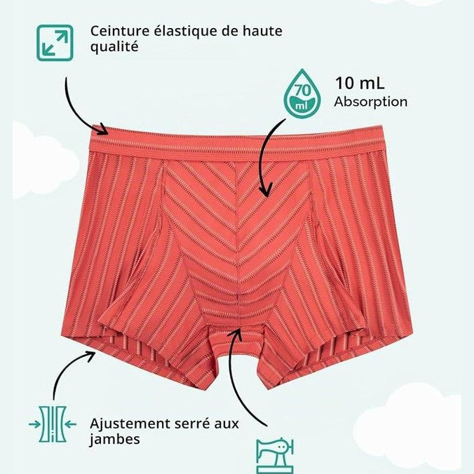295248 - Brekë bokser për fëmijë Carer kundër mosmbajtjes së urinës (inkontinencës), prej modali, me kapacitet thithës 70 ml