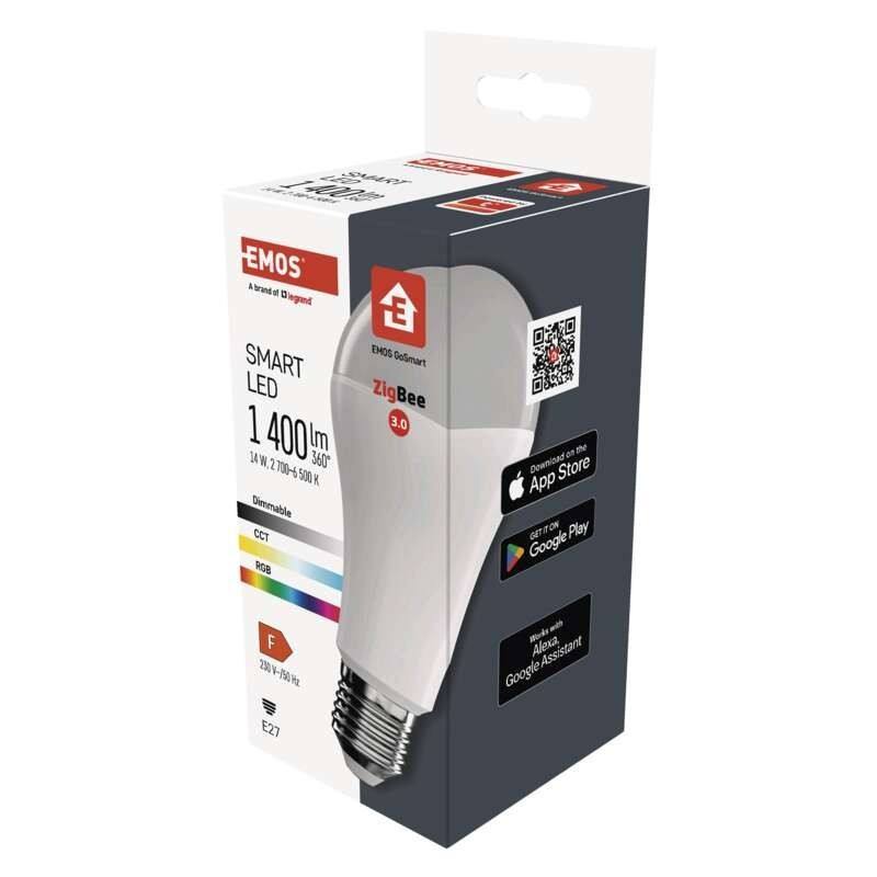 266852 - LED A65 14W(94W) 1400lm E27 ZIGBEE RGB CCT GoSmart