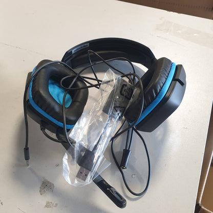 272957 - LOGITECH G432 KUFJE PËR LOJËRA ME TEL, SOUND SURROUND 7.1 DTS:X, DRAJVERË 50 MM, PORT USB DHE 3.5 MM, PC/MAC/XBOX ONE/PS4/SWITCH - BLU/E ZEZË