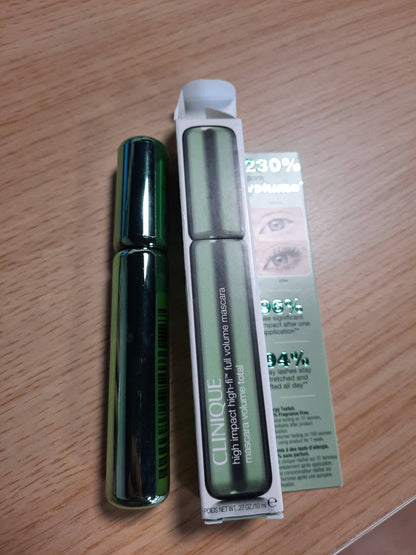 316831 - CLINIQUE Maskara High Impact High-Fi™ Full Volume, 10 ml, me fibra, për sy të ndjeshëm, efekt qerpikësh artificialë