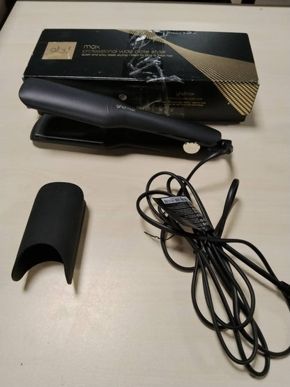 301551 - GHD Pjastër e gjerë max, pllaka të gjera 42 mm, për flokë të gjatë, të trashë ose kaçurrela, stilim të shpejtë, më shumë shkëlqim, më pak kaçurrela