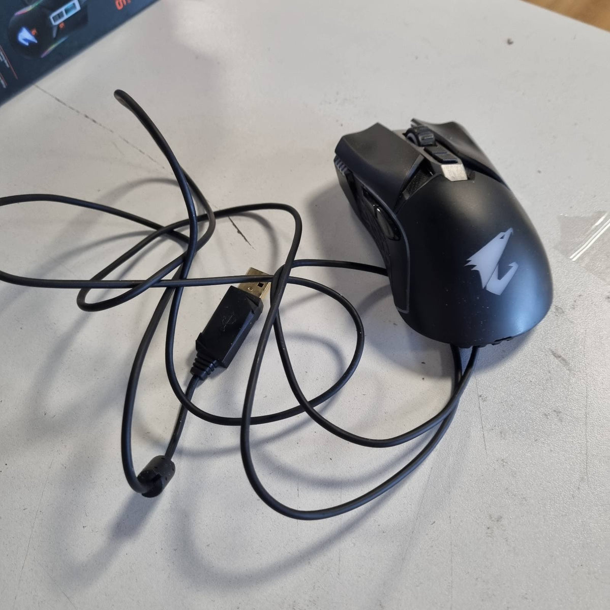 299130 - GIGABYTE Maus për lojëra me tela Aorus M5, i zi