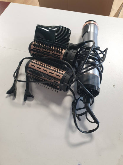 315773 - REMINGTON Furçë Automatike me Ajër të Nxehtë (1000W, Qeramikë, Temperaturë e Ndryshueshme, 3 Aksesorë: 2 Furça të Rrumbullakëta 40 & 50 mm + Vëllim) AS8811