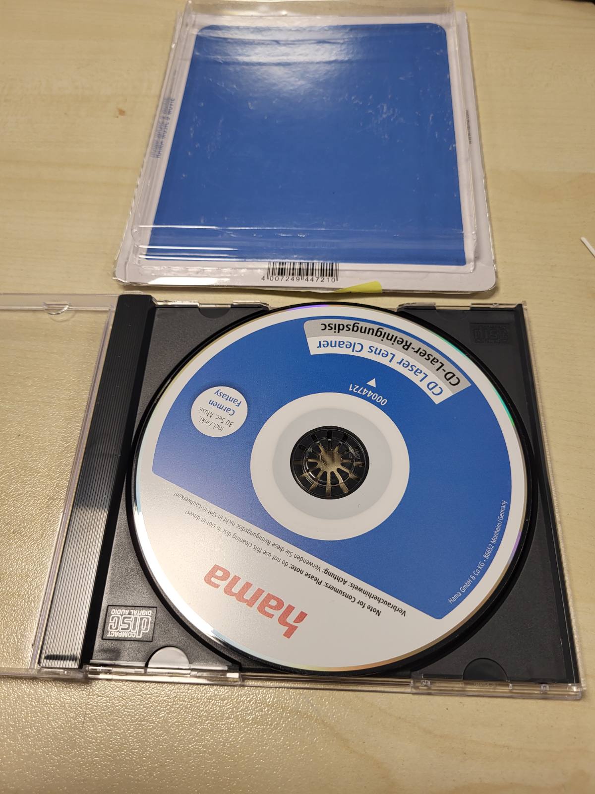 274370 - HAMA CD Cleaning Dry 44721
