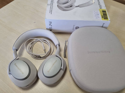 319284 - BOWERS & WILKINS Kufje PX7 S2e Mbi Vesh me Anulim Zhurme, Pa Tel, Karikim i Shpejtë, Adaptues Qualcomm aptX™, 30 Orë Riprodhim, Gjashtë Mikrofonë të Integruar, Gri Reje