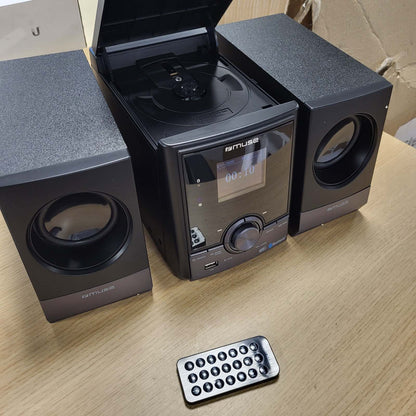 299025 - MUSE Sistem Stereo Kompakt me CD Player dhe Radio DAB, 2 Altoparlantë, Bluetooth, AUX, MP3, Spotify