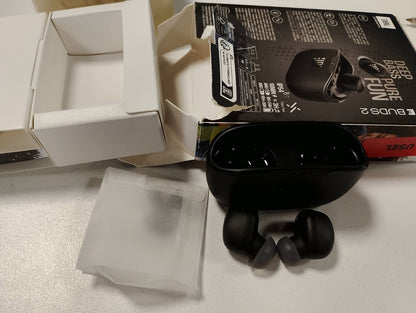 299149 - JBL WAVE BUDS 2 Kufje pa tel Bluetooth, anulim zhurme, kohë riprodhimi 40 orë, IP54, e zezë