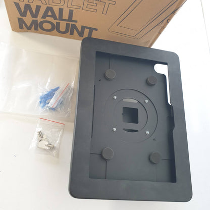 299079 - BEELTA Mbështetëse për tablet në mur, e pajtueshme me Samsung Galaxy Tab A11+, Tab A9+, e mbrojtur nga vjedhja me kyç, tërësisht metalike, e anueshme – BSW101BJ
