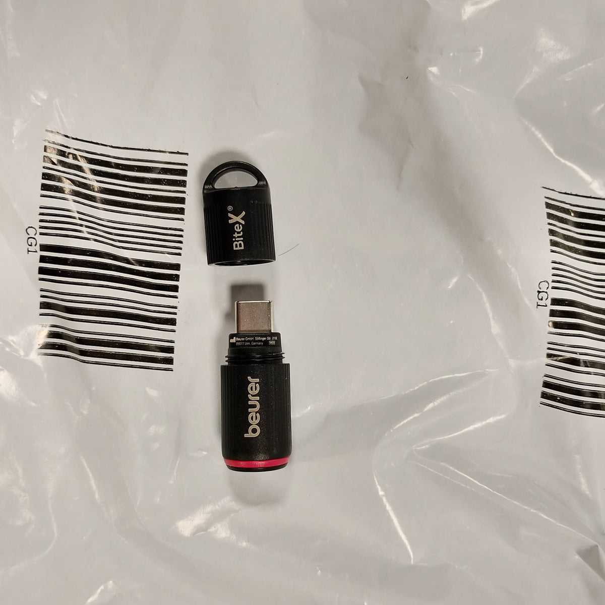 297021 - BEURER Shërues Elektrik i Pickimeve të Insekteve BiteX Go Deep, Ngrohës për pickimet e mushkonjave, USB-C, me dritë