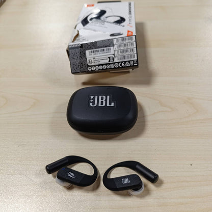 272858 - JBL Endurance Peak 4 Kufje Sportive pa tel në vesh Bluetooth, jetëgjatësi baterie 48 orë, vendosje e sigurt me TwistLock, mbrojtje IP68, tingull i pastër bas JBL, e zezë/gri