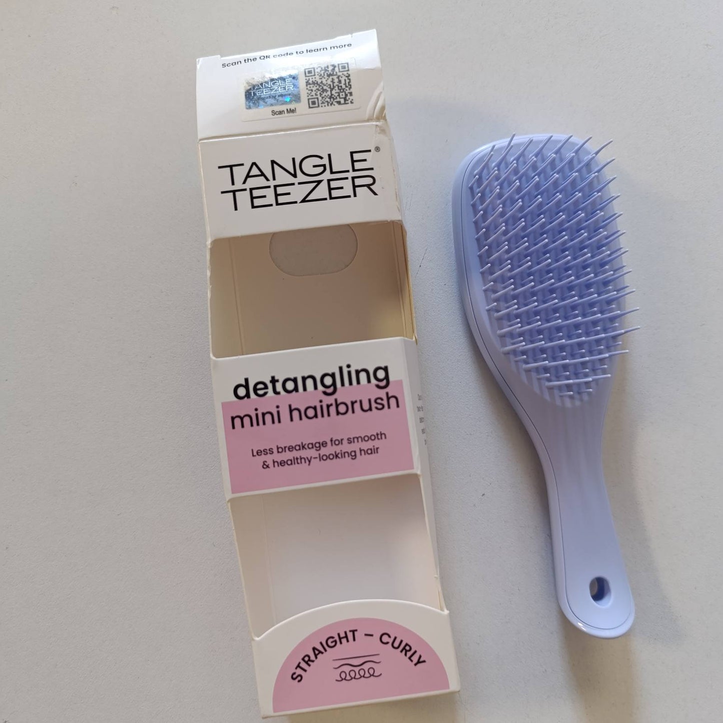 318327 - TANGLE TEEZER Ultimate Detangler i Vogël, për flokë të lagur dhe të tharë, furçë detangler për të gjitha llojet e flokëve