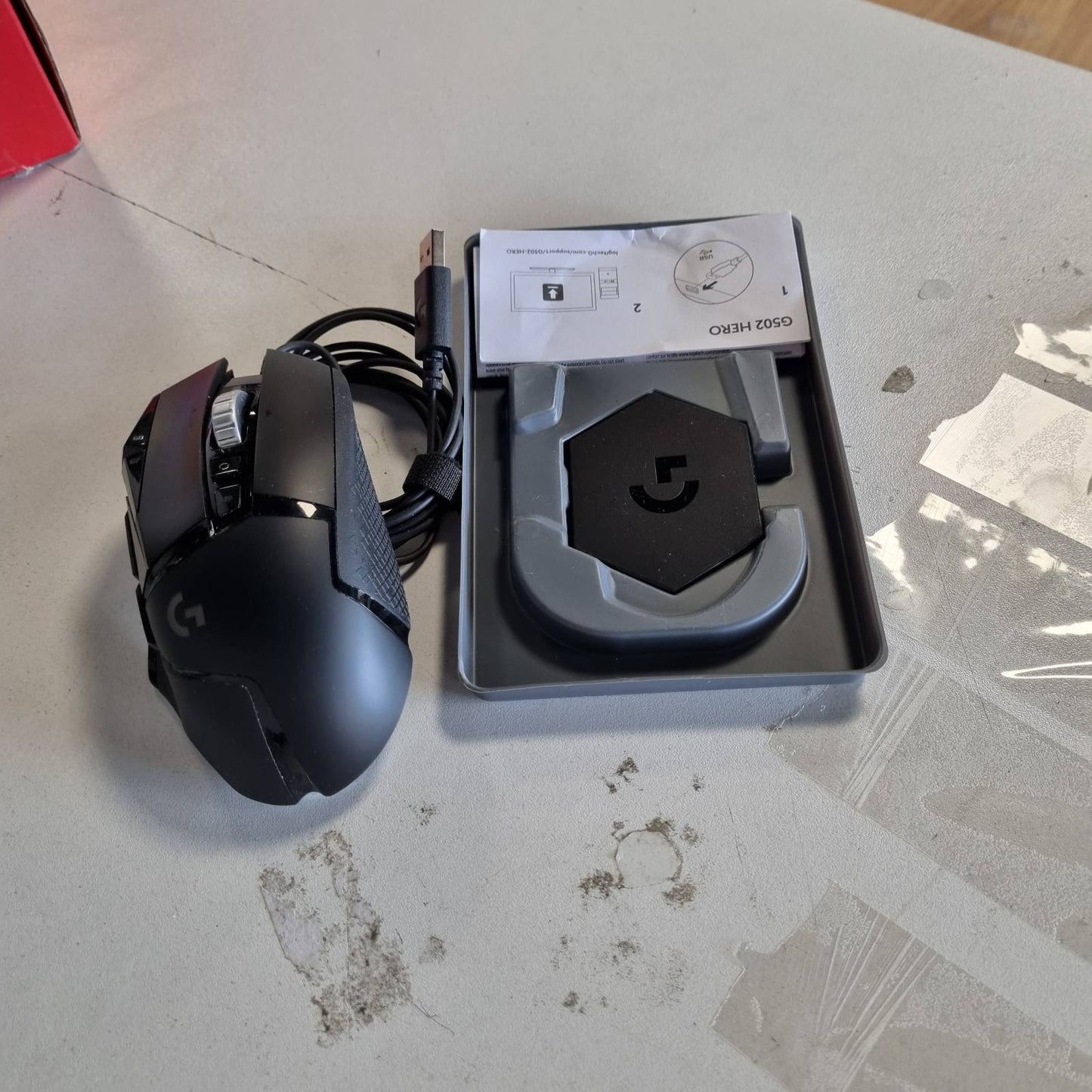 319863 - LOGITECH G502 HERO Maus lojërash, sensor optik HERO 25K DPI, ndriçim RGB, rregullim peshe, 11 butona të programueshëm, për PC/Mac, ngjyrë e zezë