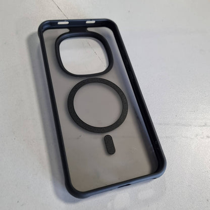 310666 -Maskë mbrojtëse për iPhone me MagSafe  Xiaomi 15T Pro 5G – Transparente me kornizë të zezë