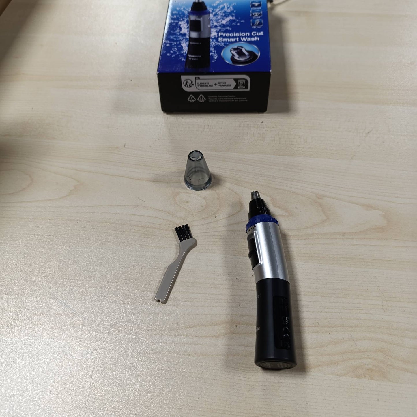 317618 - PANASONIC Prerëse flokësh ER-GN30-K503 për meshkuj, me teh të dyfishtë hipoalergjik, pa tel, e zezë