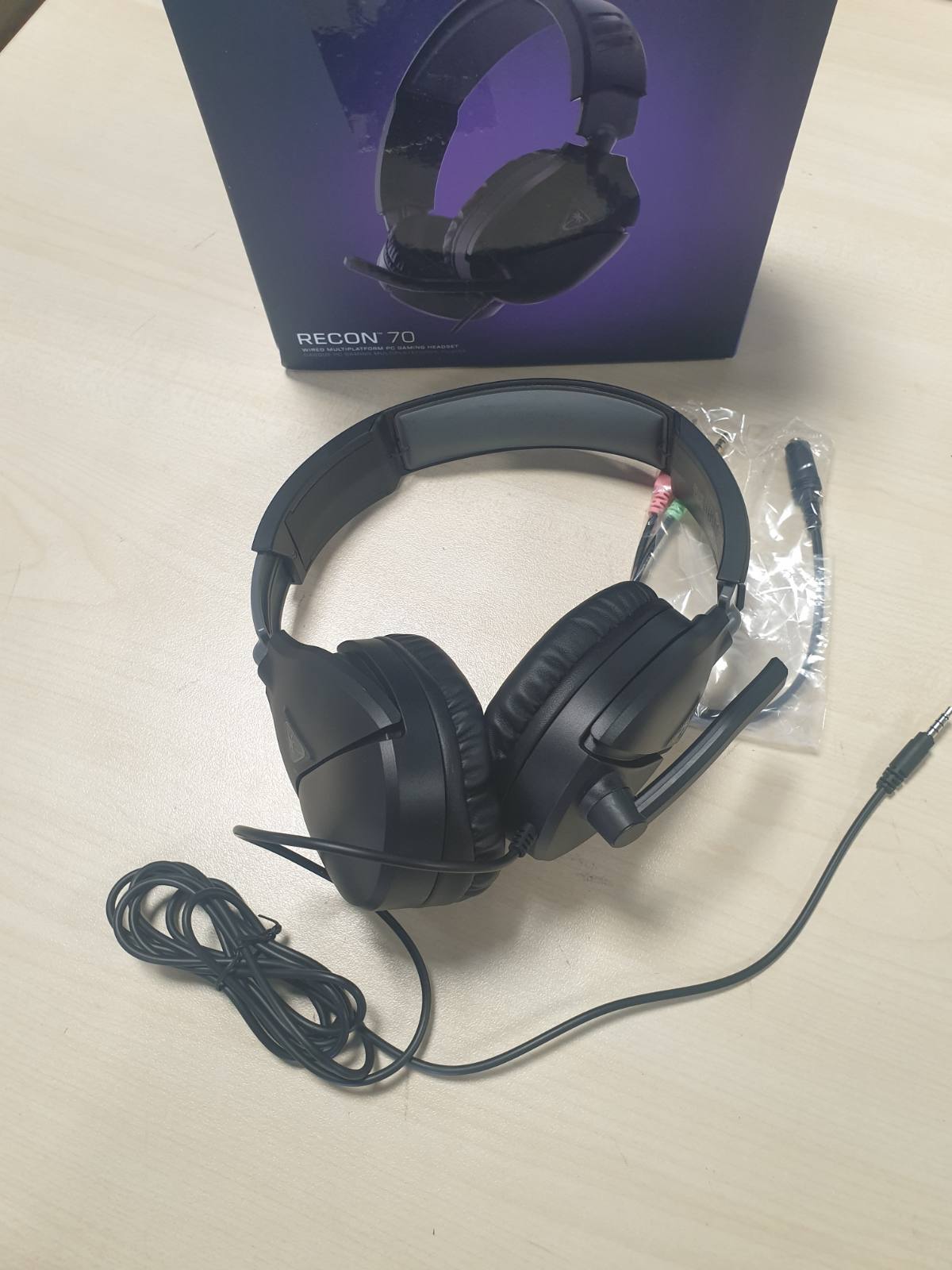 268533 - TURTLE BEACH Kufje lojërash Recon 70 për PC, PS5, PS4, Xbox Series X|S, Xbox One, pajisje mobile