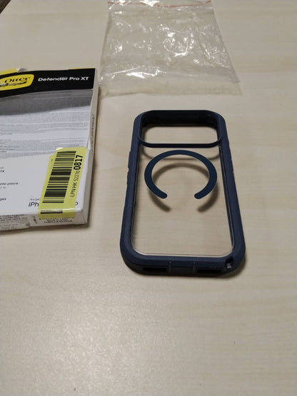 305219 - Otterbox Mbrojtëse Coque Defender Pro XT MagSafe për iPhone 17 Pro, Transparente/Blu