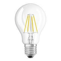220711 -Llambë LED Classic P40 me Filament, 4W, Dritë e Bardhë e Ngrohtë (2700K), Xham i Mat (Frosted), Soket E27.