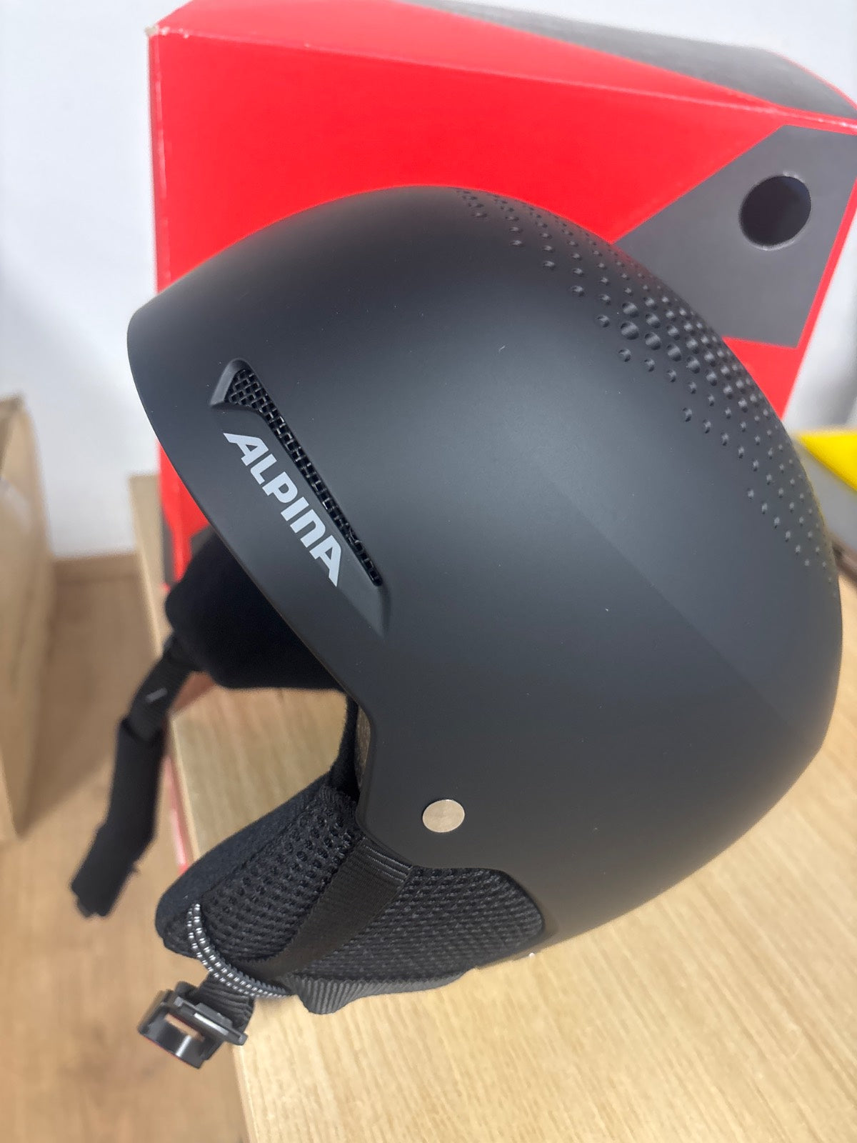 292558 - ALPINA ZUPO Helmetë Skijimi për Fëmijë, e sigurt, thithëse goditjesh, e ventiluar, rezistente ndaj goditjeve, e zezë mat, S (48-52 cm)