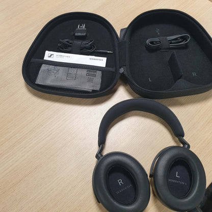 319294 - SENNHEISER MOMENTUM 4 - Kufje pa tel me anulim zhurme, Bluetooth, jetëgjatësi baterie 60 orë, të palosshme, të zeza