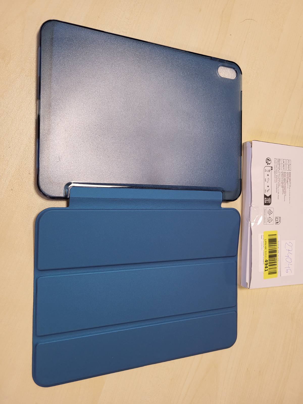 274046 - JETech Mbrojtëse për iPad (A16) Gjenerata e 11-të/10-të (2025/2022), Mbrojtëse e fortë e pasme me mbështetje të hollë dhe funksion automatik gjumë/zgjim, ngjyrë blu e çelët
