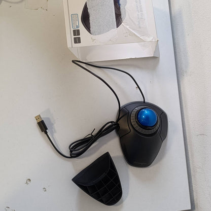276396 - Kensington Orbit TrackBall, Maus Ergonomik me Tel, Sferë 40 mm, I pajtueshëm me Windows dhe macOS, E Zezë/Blu, K72337EU
