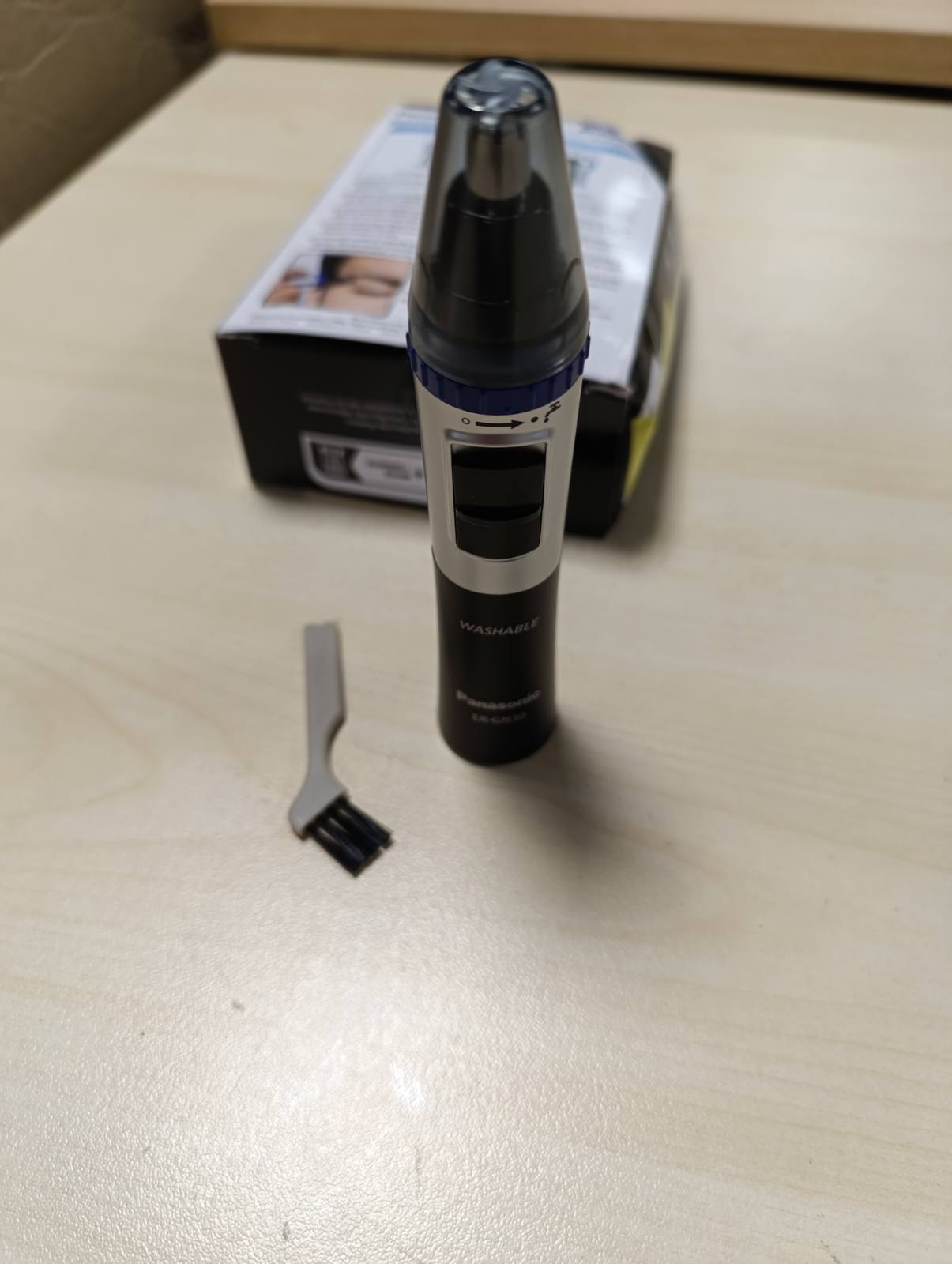 317642 - PANASONIC Prerëse flokësh ER-GN30-K503 për meshkuj, me teh të dyfishtë hipoalergjik, pa tel, e zezë
