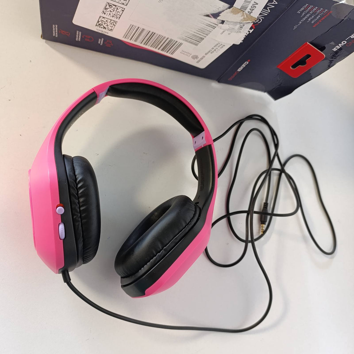 299704 - TRUST GAMING Kufje GXT 415P Zirox, 50 mm, Pajtueshme me PC, Xbox, PS4, PS5, 3.5 mm, Mikrofon i Palosshëm, 2 m - Rozë