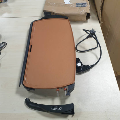 288387 - Pllakë skare Bella Elektrike, titanium qeramike, 27cm x 51cm, pa PTFE dhe PFOA, bakër