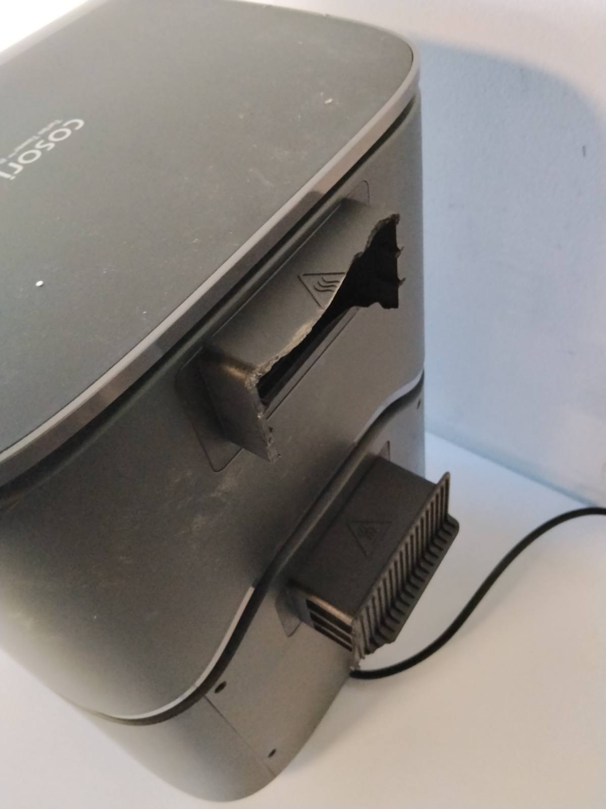 288087 - COSORI Turbo Tower Pro Smart, Fritezë ajri me dy shtresa 10.8 L, DualBlaze, gri-argjendtë